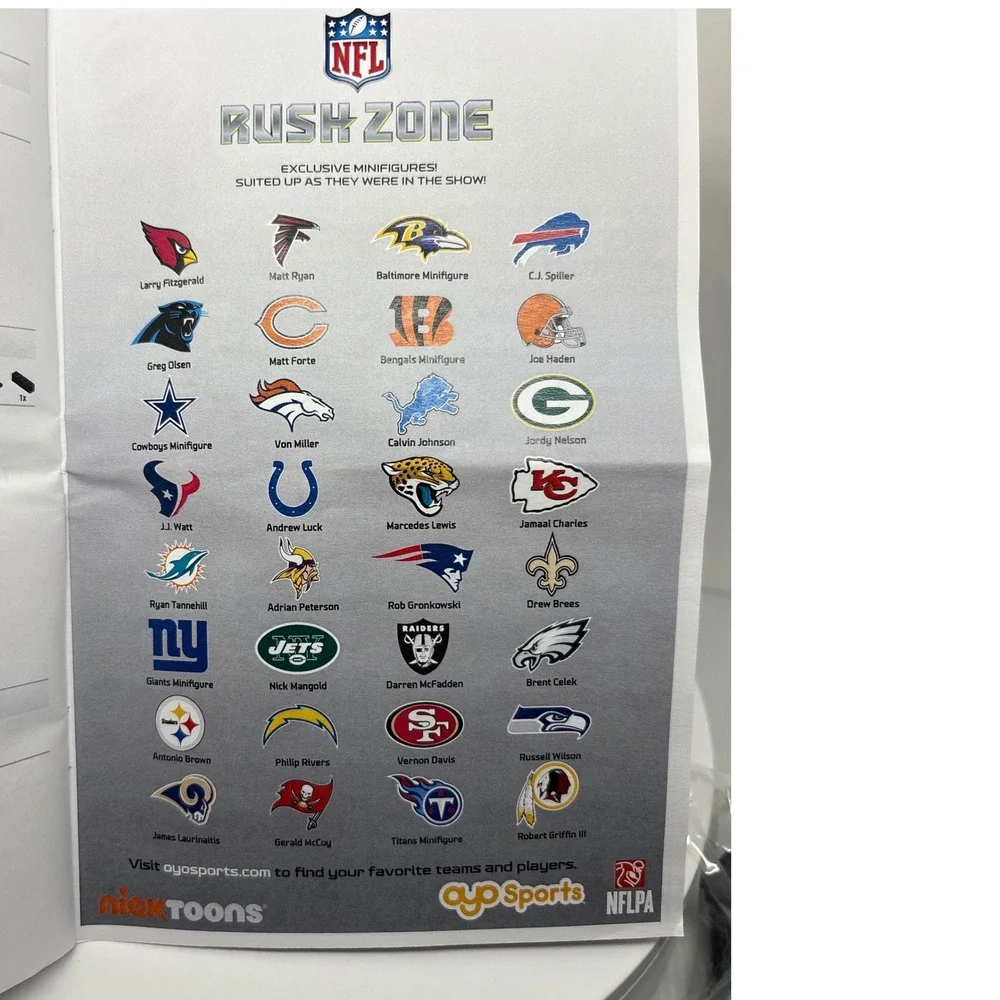 OYO NFL Rush Zone Chicago Bears Team Pass-Age Matt Forte 85 Pcs Building Set